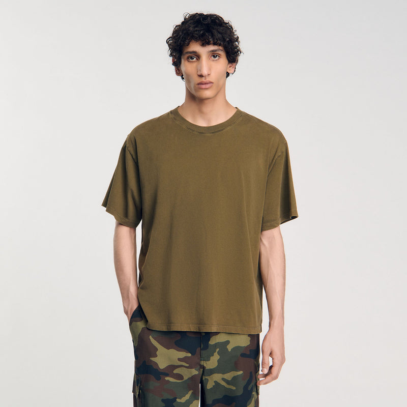 Camiseta efecto descolorido