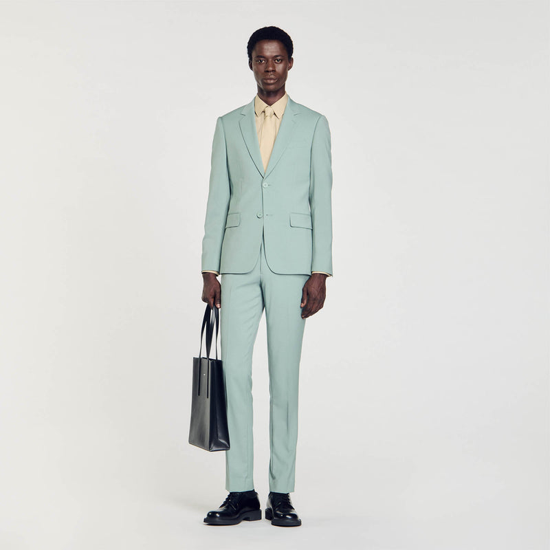 Sandro | Chaqueta de traje de lana para hombre.