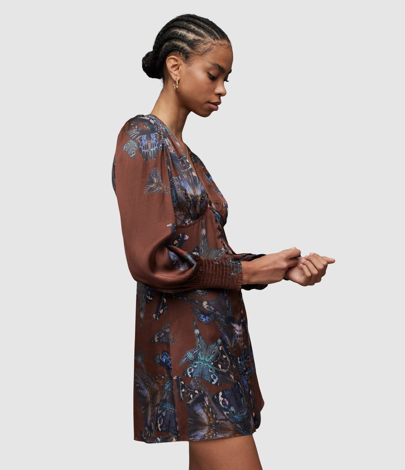 Vestido Auden Diana Café Intenso