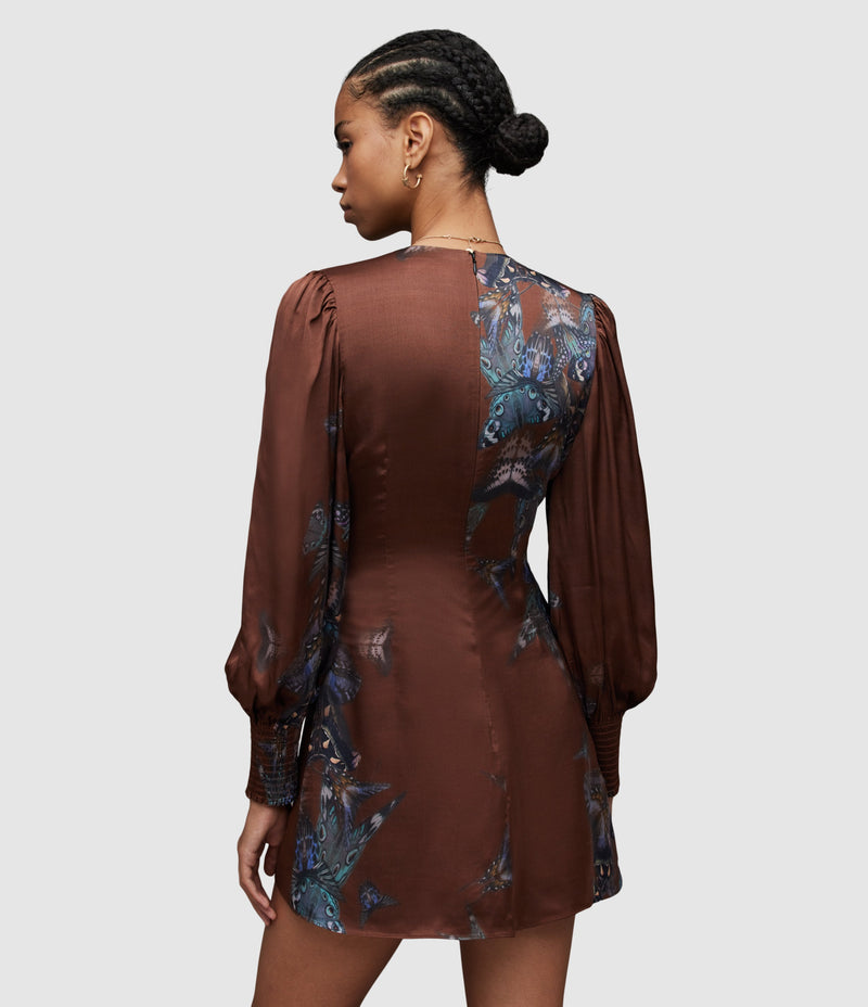 Vestido Auden Diana Café Intenso