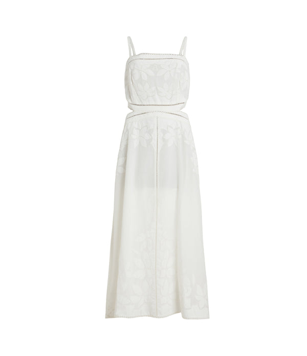 AllSaints | Vestido Mala Chalk White para mujer