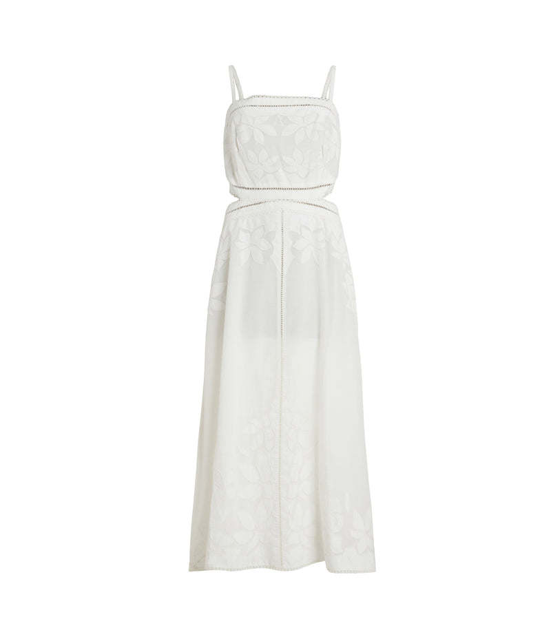 AllSaints | Vestido Mala Chalk White para mujer