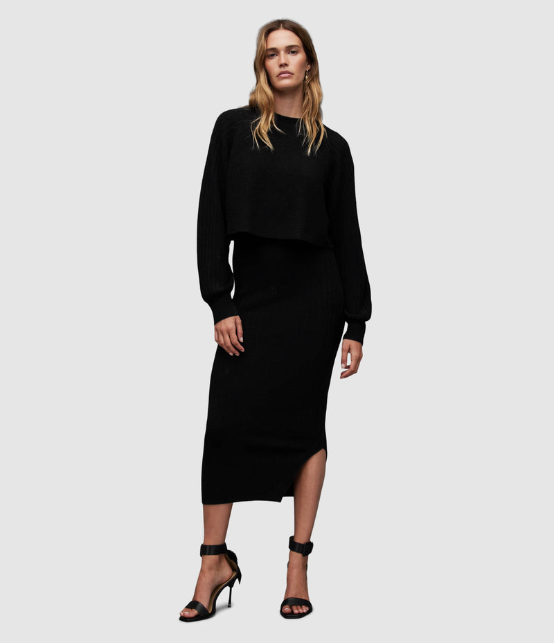 AllSaints | Vestido Margot Black para mujer