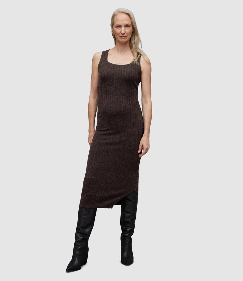 Vestido Margot Warm Cacao Brown