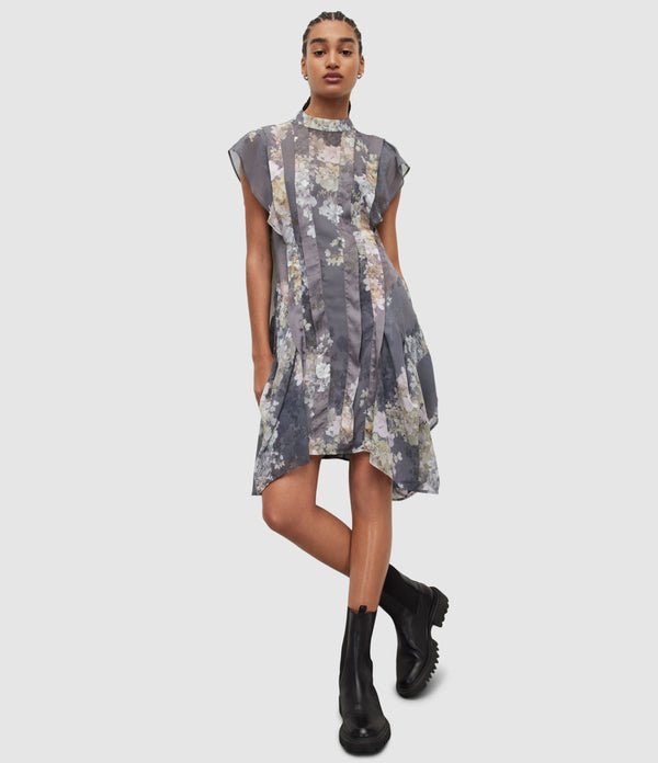 Vestido Fleur Venetia  Gris