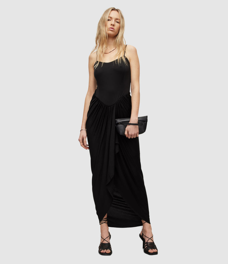 AllSaints | Vestido Aurelia Black para mujer