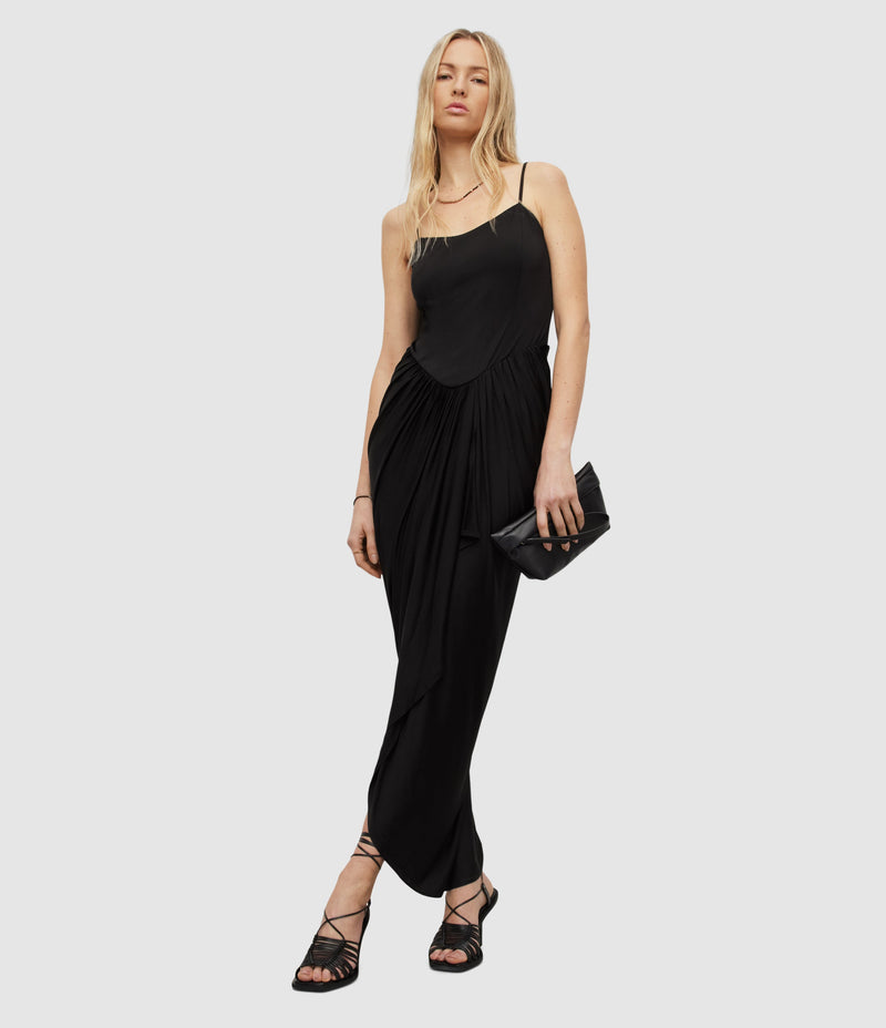 AllSaints | Vestido Aurelia Black para mujer