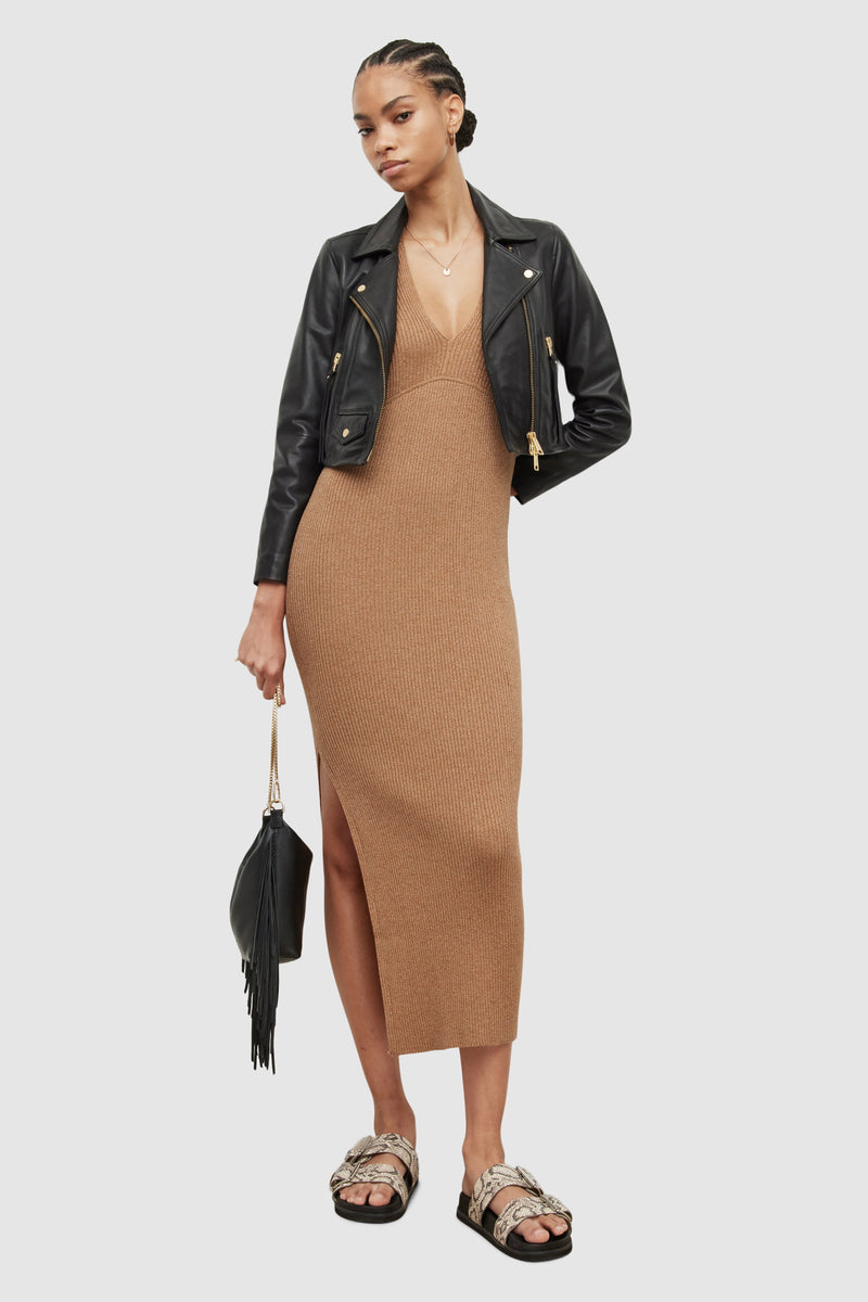 AllSaints | Vestido Lexi Plata para mujer