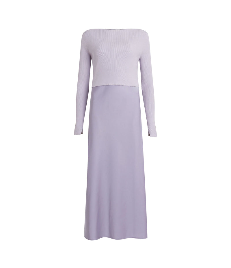 AllSaints | Vestido Hera Lilac para mujer