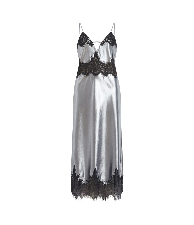 AllSaints | Vestido Ophelia Gunmetal Grey para mujer