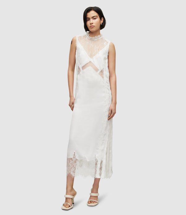 AllSaints | Vestido Mila White para mujer