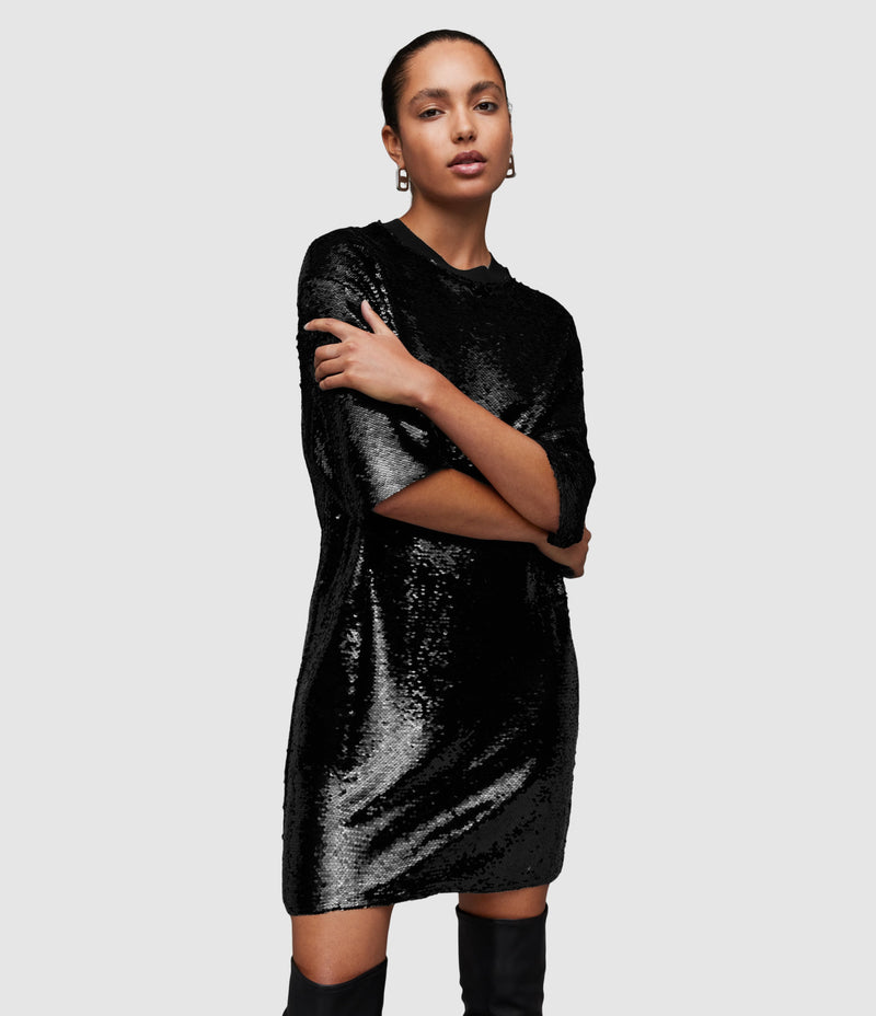 AllSaints | Vestido Opal Black para mujer