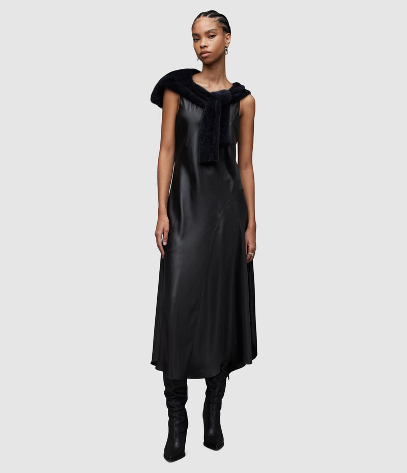 AllSaints | Vestido Megan Black para mujer