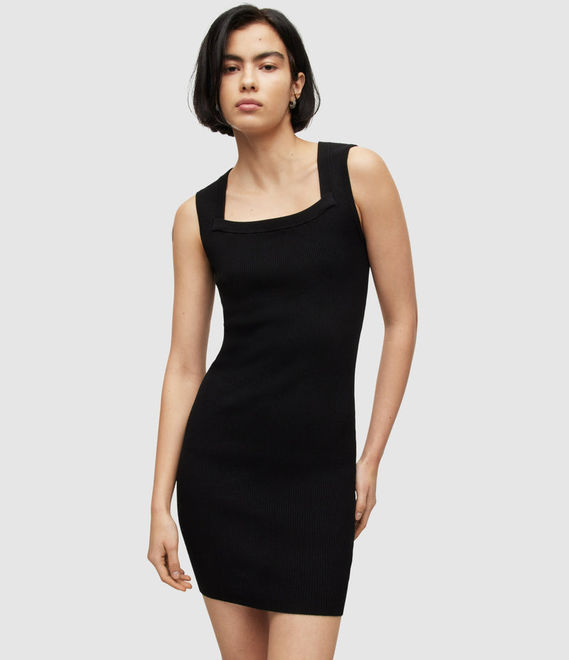 AllSaints | Vestido Bardi Black para mujer