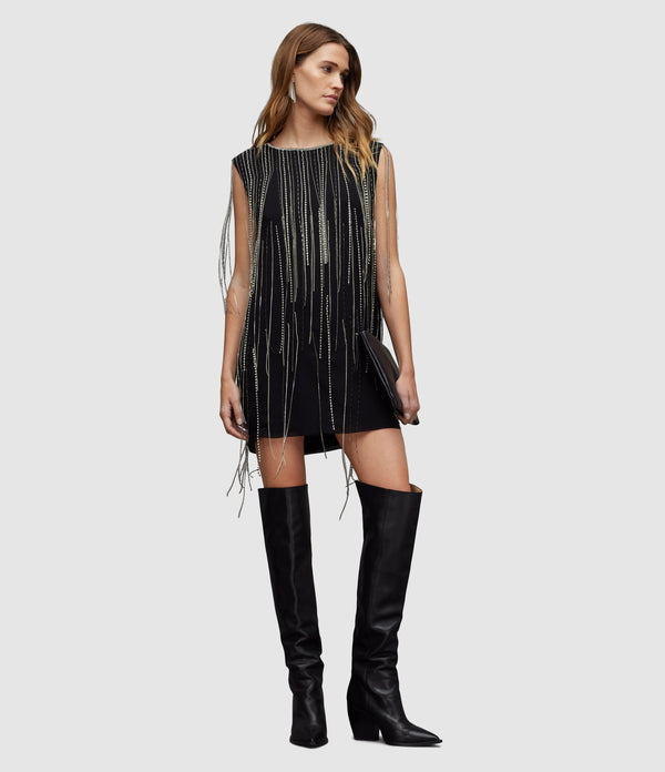 Vestido Ilia Diamante Negro