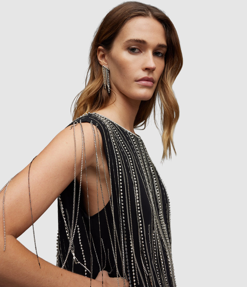 Vestido Ilia Diamante Negro
