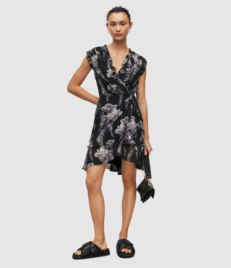 AllSaints | Vestido Ari Black para mujer