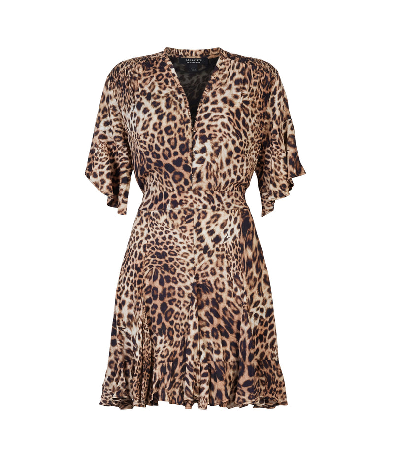 Vestido Dina Animal Brown