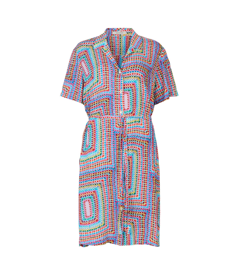 Vestido Athea Rainbow Blue