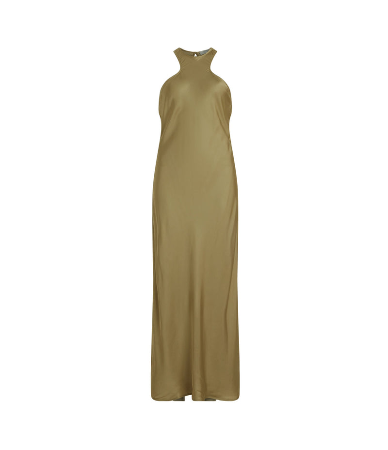 AllSaints | Vestido Betina Pale Olive Green para mujer