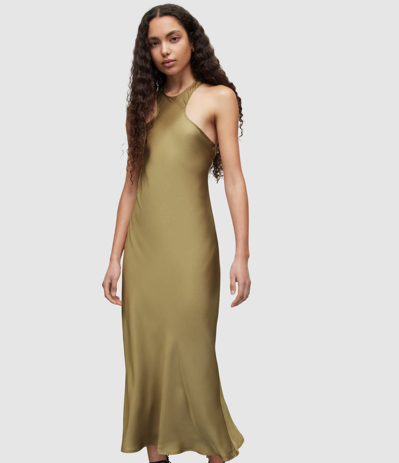 Vestido Betina Pale Olive Green