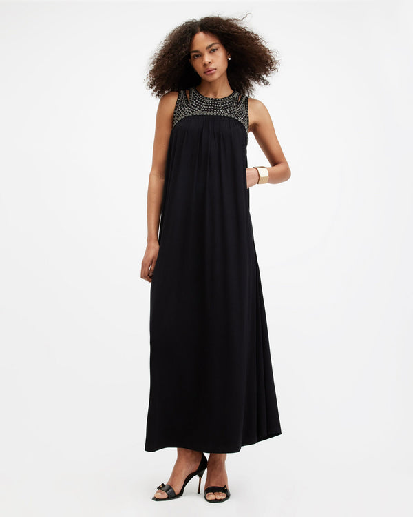 Vestido Arizona Negro Bordado