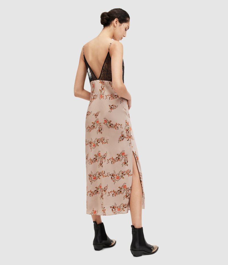Vestido Immy Oto Beige Almendra