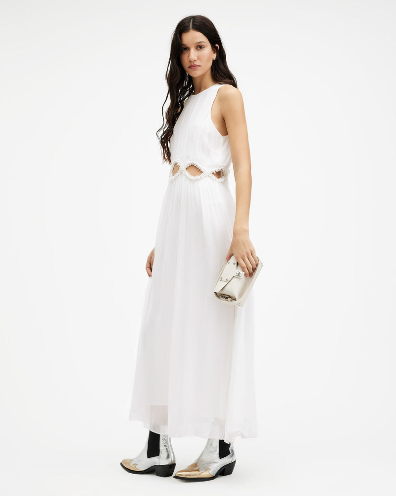 Vestido Mabel Blanco Apagado