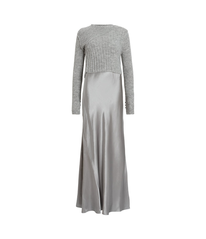 Vestido Amos Gris marmoleado
