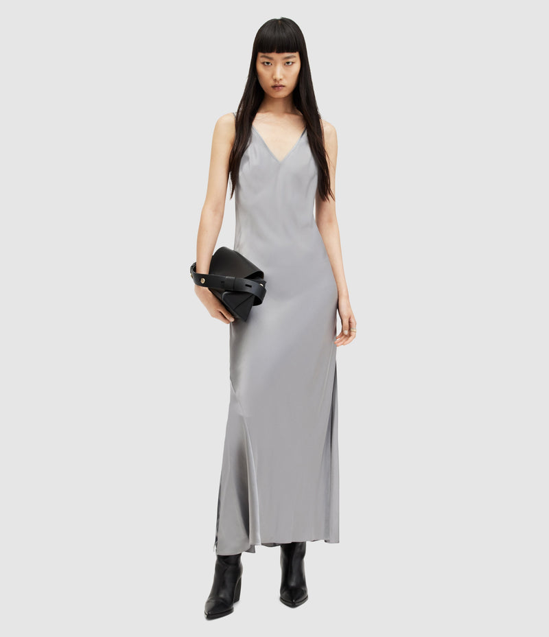 Vestido Amos Gris marmoleado