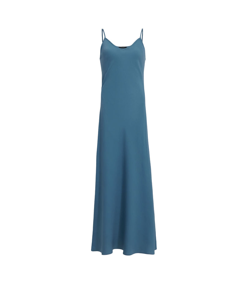 Vestido Bryony Azul Petróleo