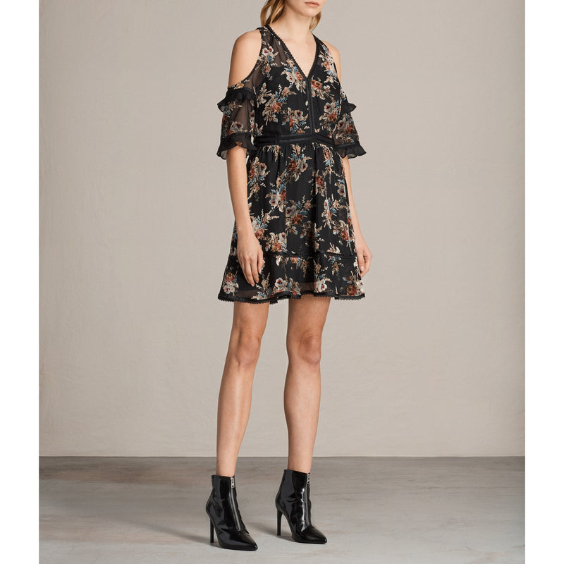 AllSaints | Vestido Christal Black para mujer