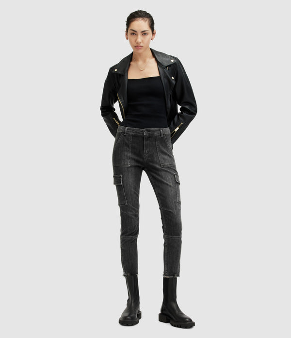 AllSaints | Jeans Duran Washed Black para mujer