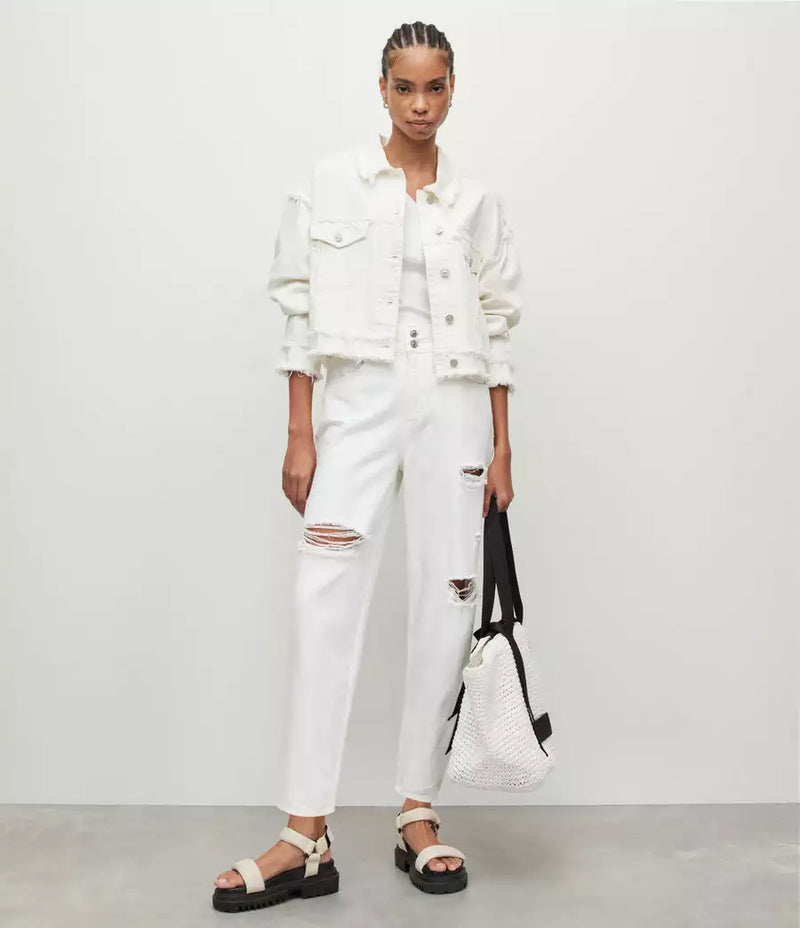 Jeans Hailey Destroy Blanco