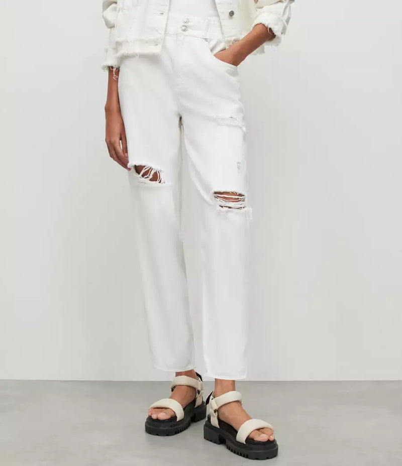Jeans Hailey Destroy Blanco