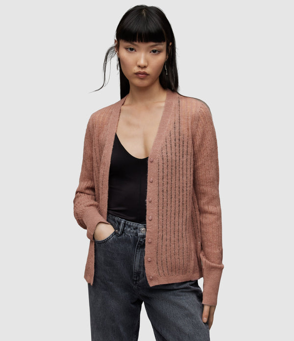 Cardigan Abi Urban Mauve Pink