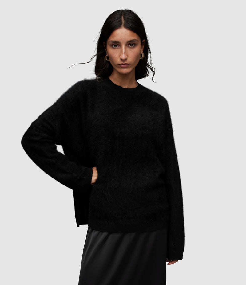 AllSaints | Sweater Rebel Teddy Brown para mujer