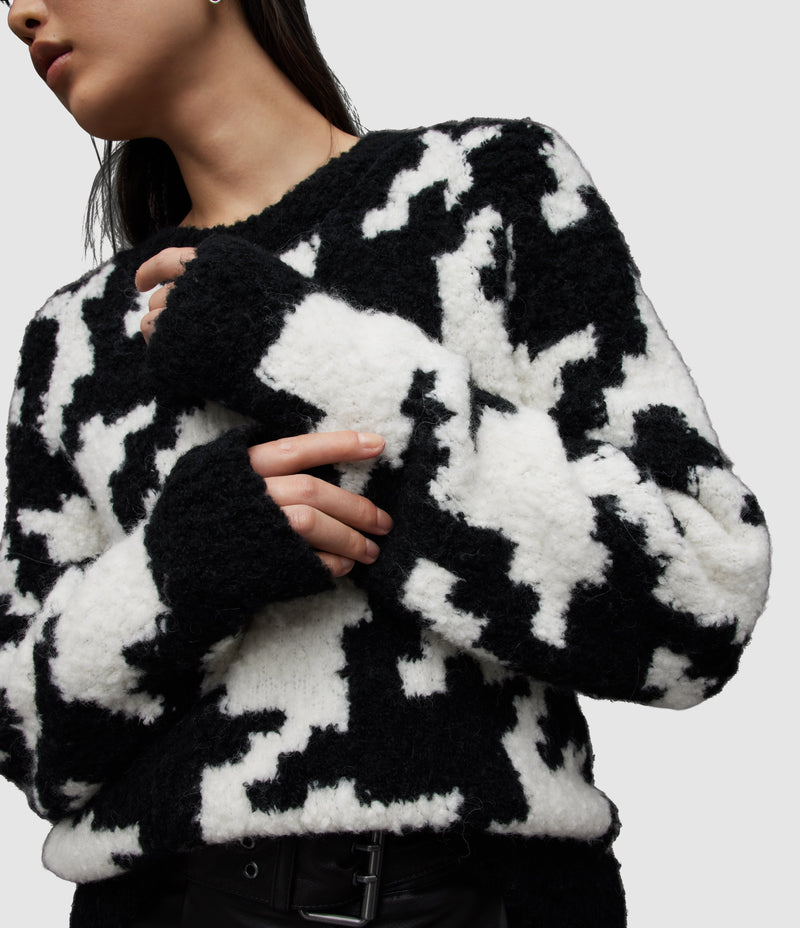 Sweater Joy Blk/Chalk White