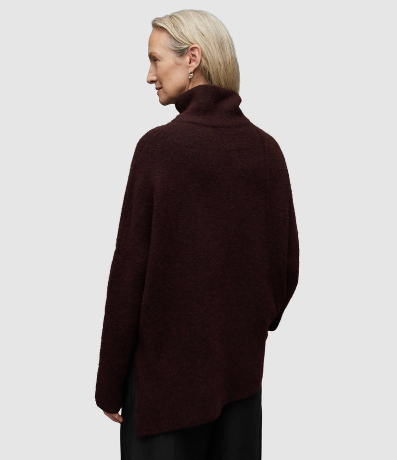 AllSaints | Sweater Lock Raisin Red para mujer