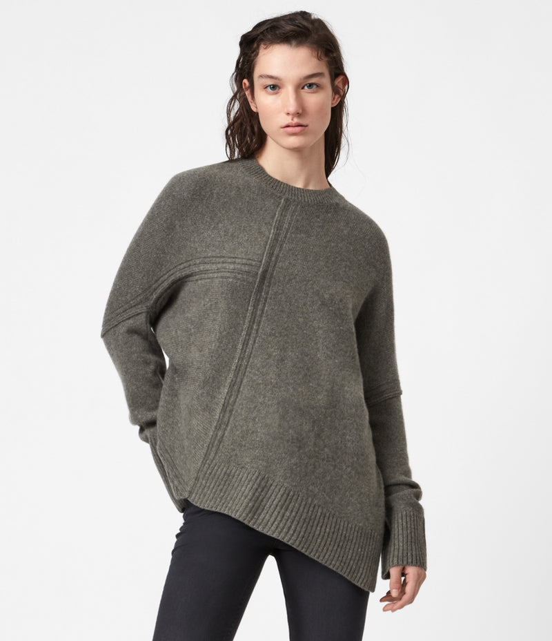 Jumper Lock Cashmere Khaki Green