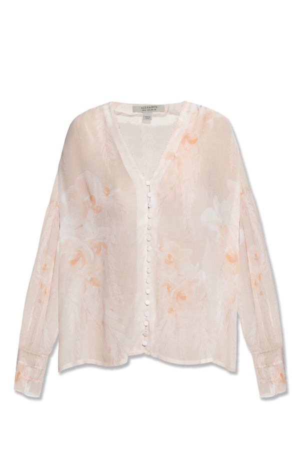 AllSaints | Top Stella Pale Pink para mujer