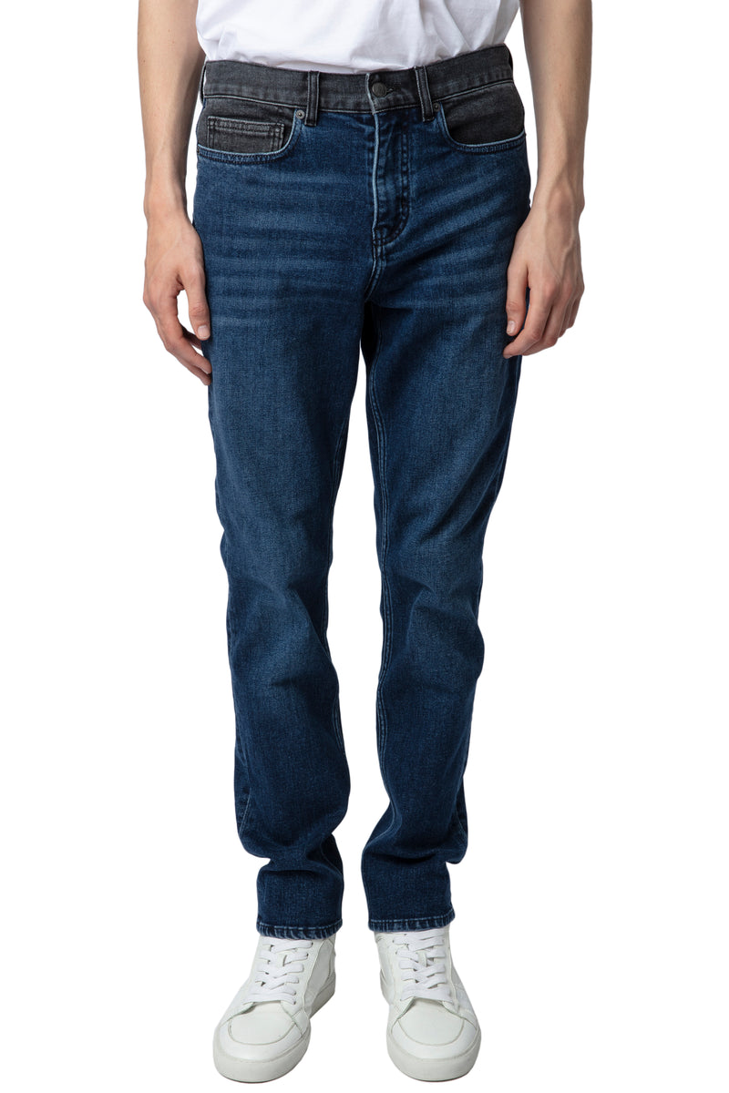 Jeans Steeve Denim Azul Medio