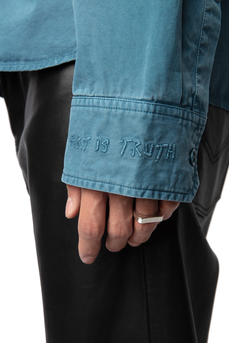 Camisa Taskal Mili Cotton Twill Steller