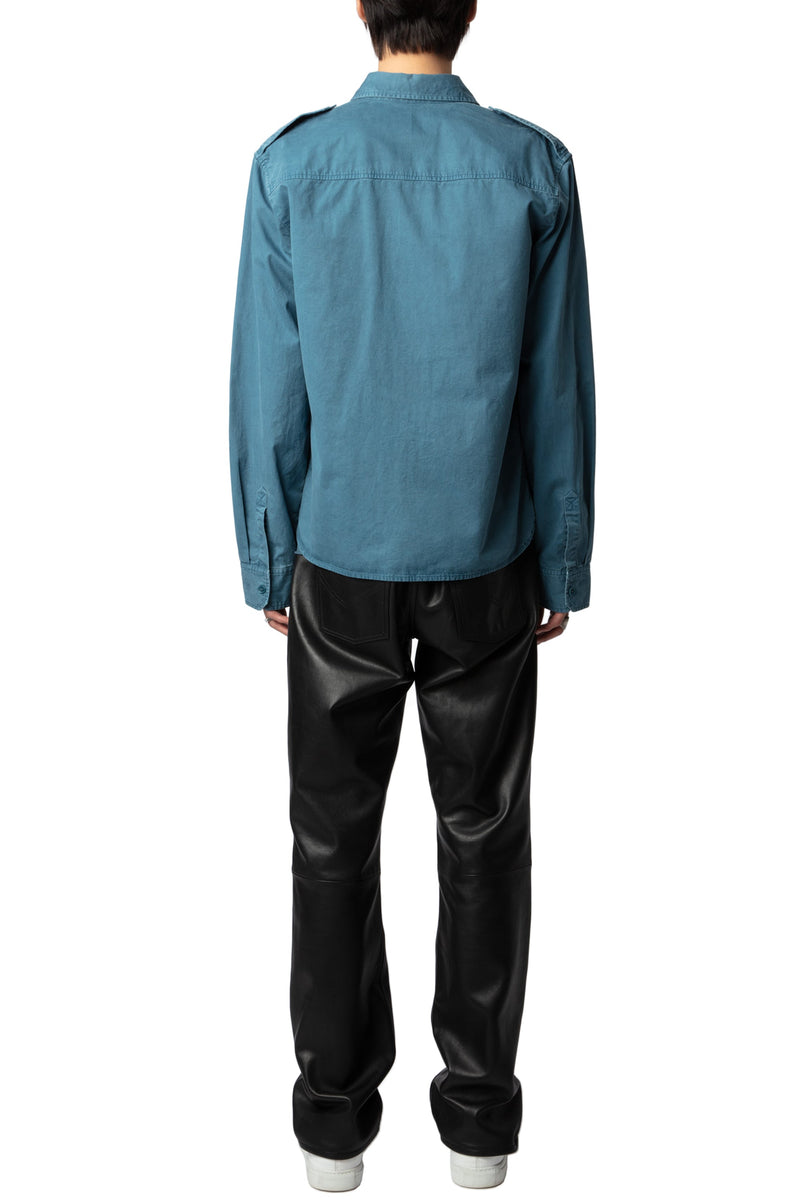 Camisa Taskal Mili Cotton Twill Steller