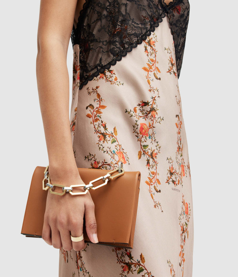 Bolsa Yua Beige Desierto Clutch
