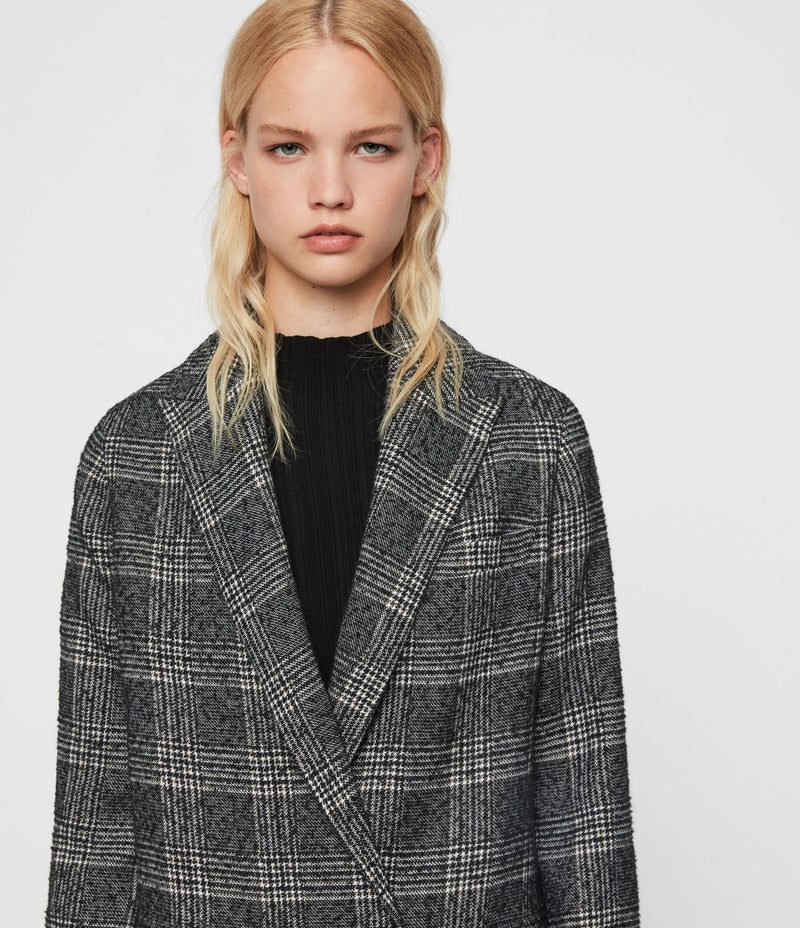 Blazer Lucia Negro con Mostaza