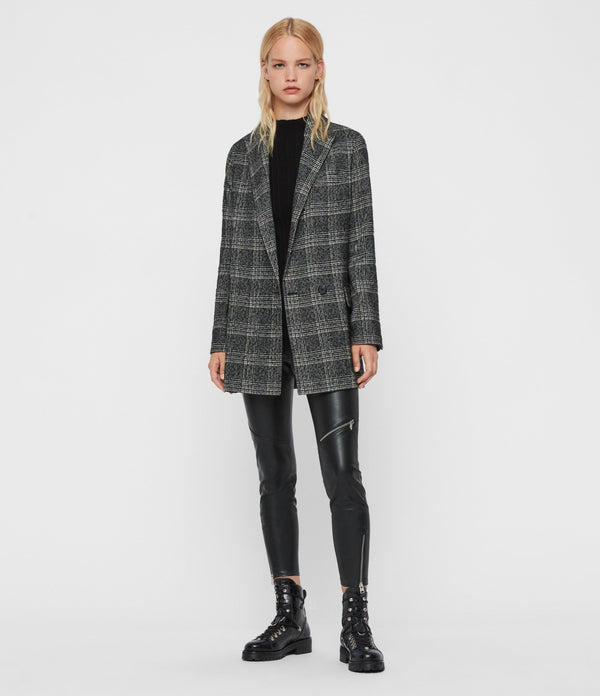 Blazer Lucia Negro con Mostaza