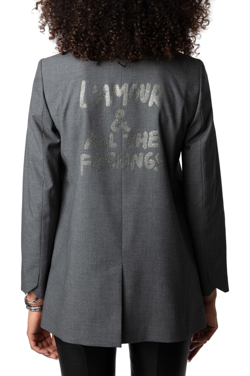 Saco Viva Chine Strass Feeling Gris Chin