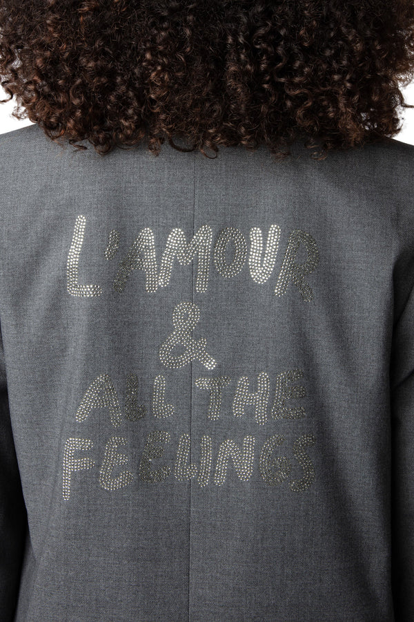 Saco Viva Chine Strass Feeling Gris Chin