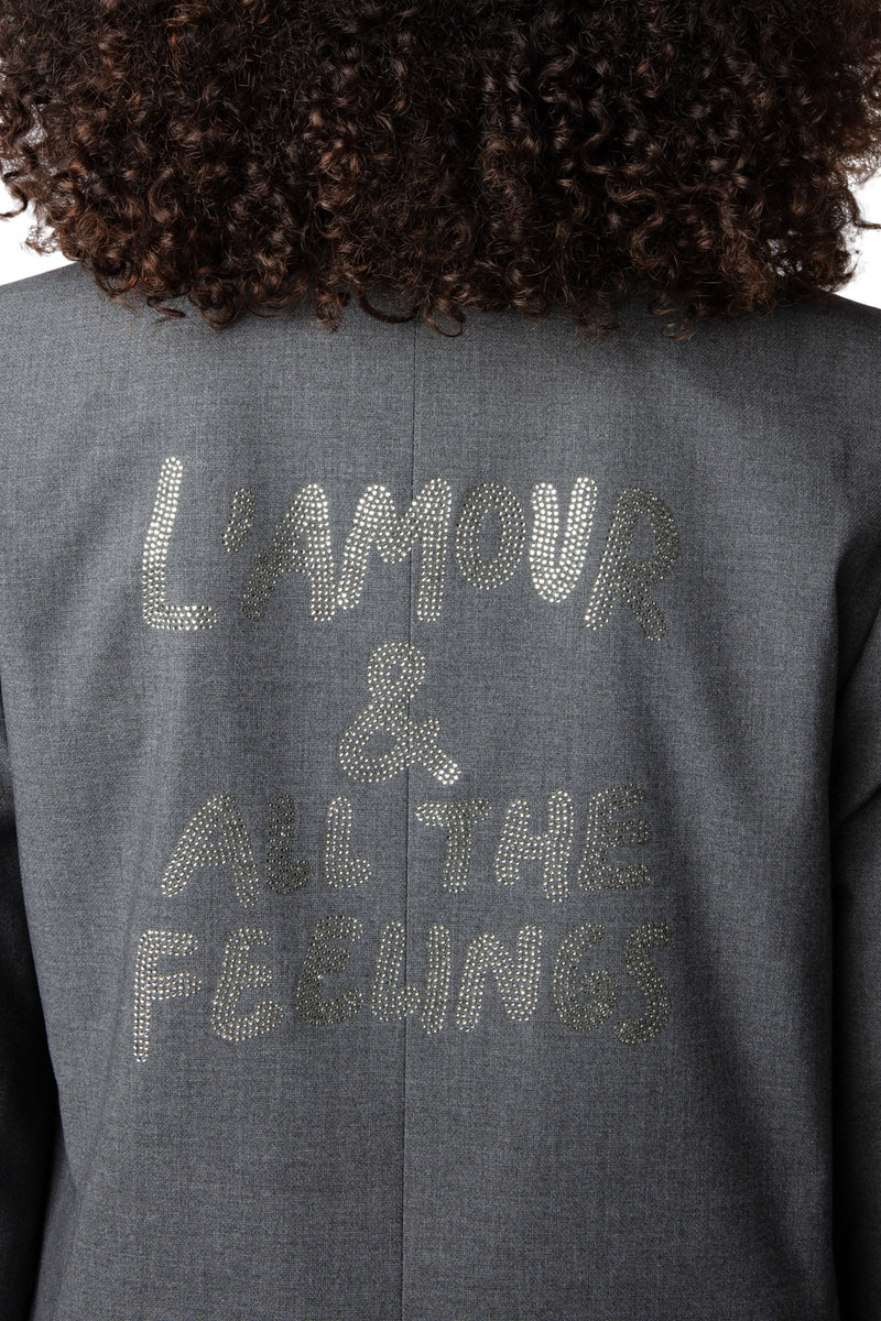 Saco Viva Chine Strass Feeling Gris Chin